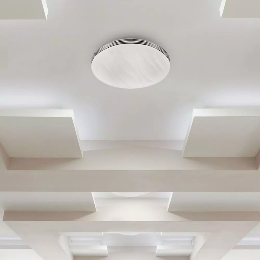 Dimmbare LED-Deckenleuchte 1xLED/40W/230V d 40 cm + Fernbedienung