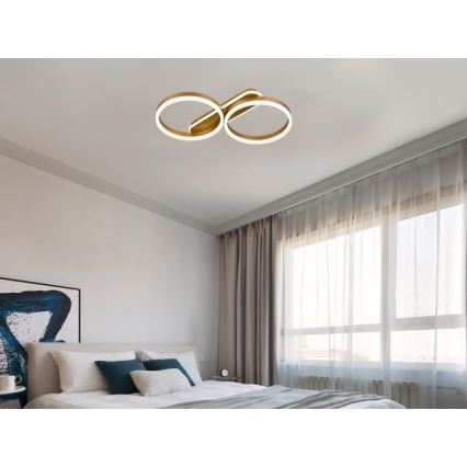Dimmbare LED-Deckenleuchte 60W/230V 3000-6500K + Fernbedienung