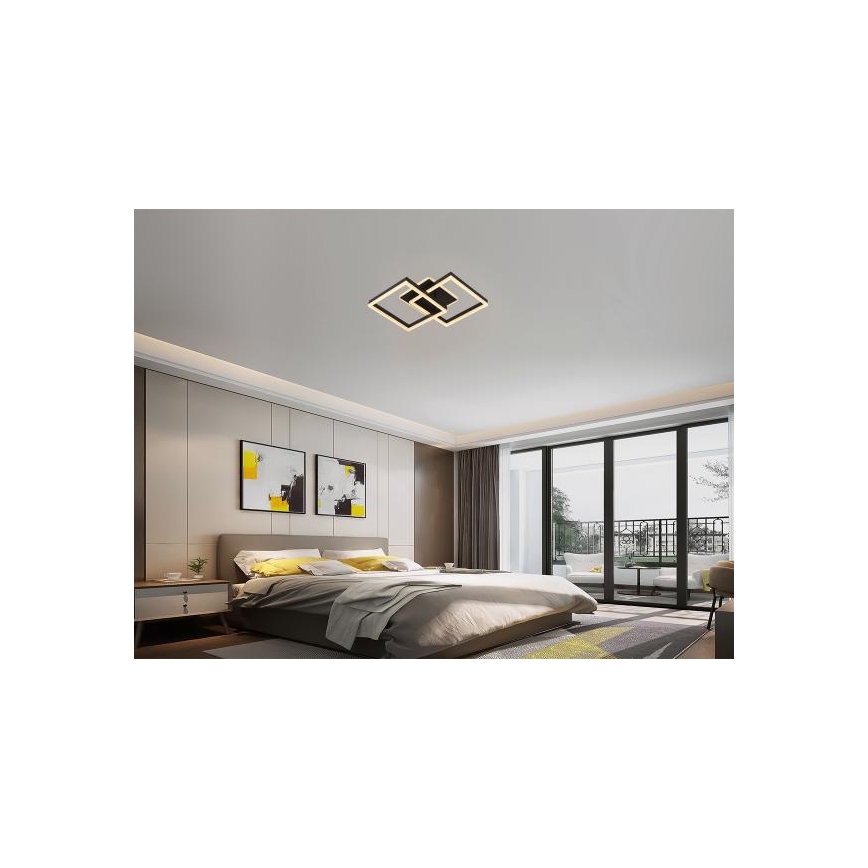 Dimmbare LED-Deckenleuchte, 80 W, 230 V, 3000-6500 K, mit Fernbedienung