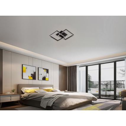 Dimmbare LED-Deckenleuchte, 80 W, 230 V, 3000-6500 K, mit Fernbedienung