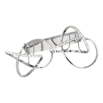 Dimmbare LED-Deckenleuchte ABRO LED/49W/230V glänzender Chrom