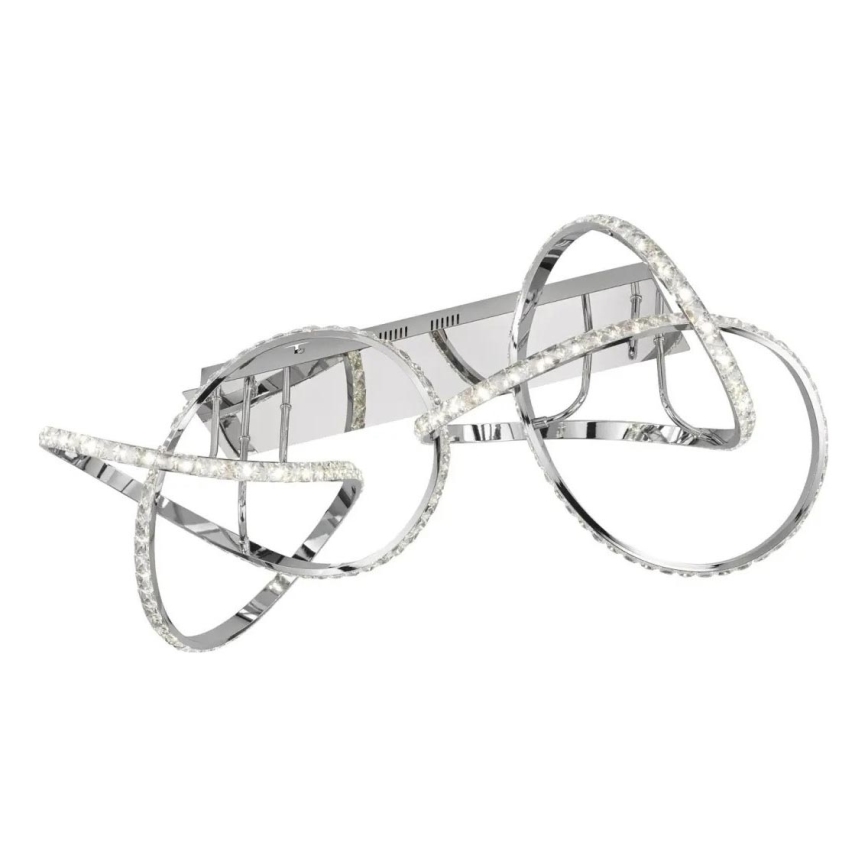 Dimmbare LED-Deckenleuchte ABRO LED/49W/230V glänzender Chrom