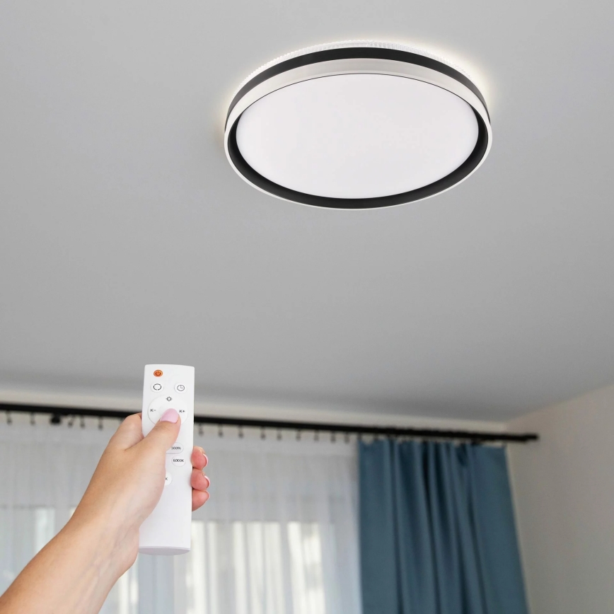 Dimmbare LED-Deckenleuchte für Badezimmer BARBARA LED/72W/230V d 48,5 cm 3000-6000K IP44 + Fernbedienung