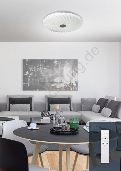 Dimmbare LED Deckenleuchte CALIPSO LED/60W/230V + FB | Beleuchtung.de