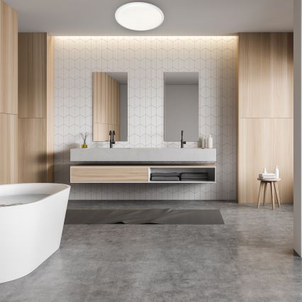 Dimmbare LED-Deckenleuchte CRUZ mit Fernbedienung LED/66W/230V 3300lm