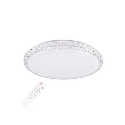 Dimmbare LED-Deckenleuchte CRUZ mit Fernbedienung LED/66W/230V 3300lm