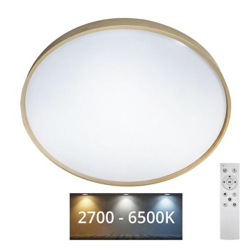 Dimmbare LED-Deckenleuchte DRINA LED/36W/230V 2700-6500K d 50 cm + Fernbedienung