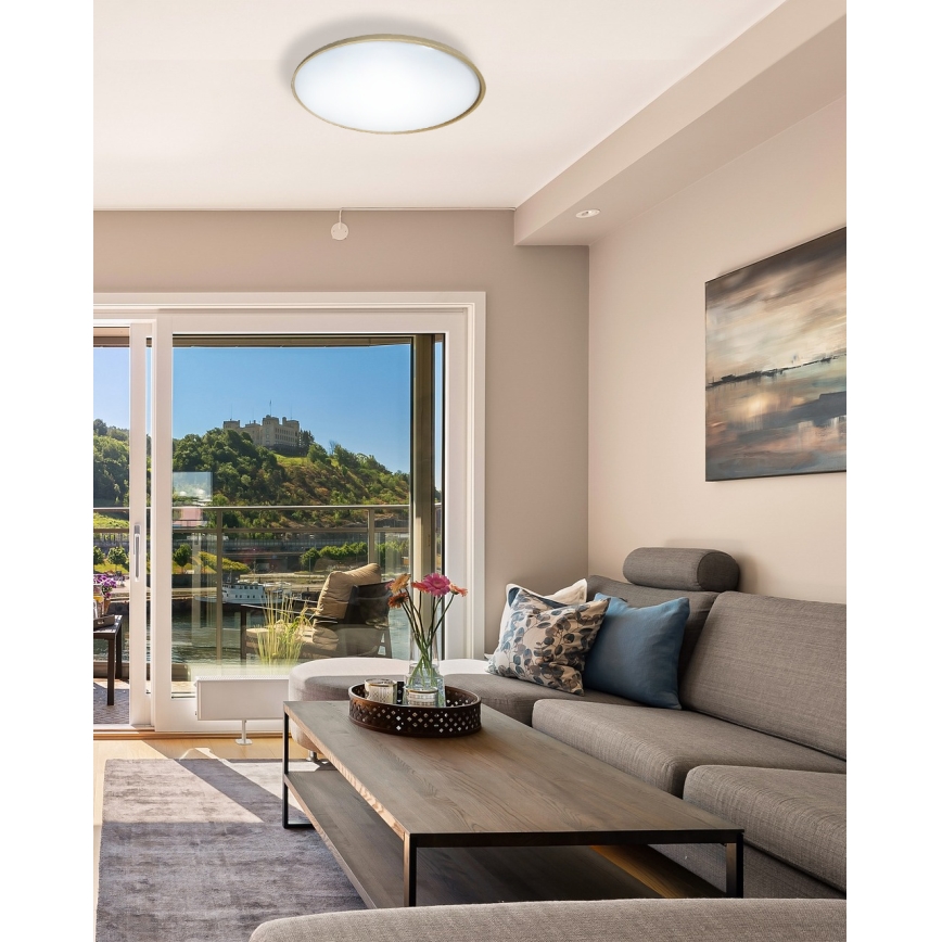 Dimmbare LED-Deckenleuchte DRINA LED/36W/230V 2700-6500K d 50 cm + Fernbedienung