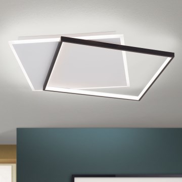 Dimmbare LED-Deckenleuchte EMANUEL LED/50W/230V weiß/schwarz