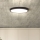 Dimmbare LED-Deckenleuchte ESTELA LED/36W/230V d 30 cm schwarz + Fernbedienung