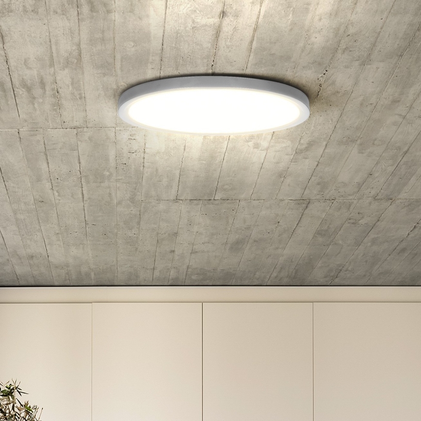 Dimmbare LED-Deckenleuchte ESTELA LED/36W/230V d 30 cm weiß + Fernbedienung