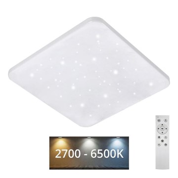 Dimmbare LED-Deckenleuchte FLORA LED/36W/230V 2700-6500K 43x43 cm + Fernbedienung