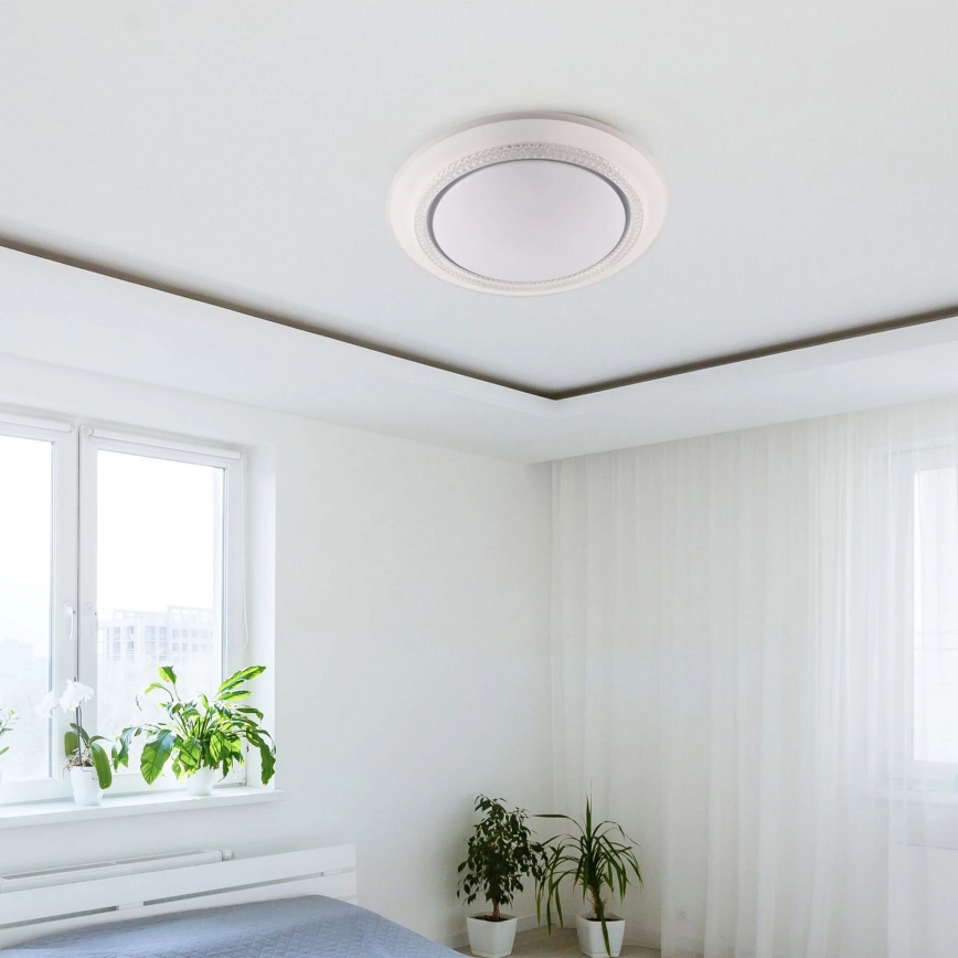 Dimmbare LED-Deckenleuchte für Badezimmer ADELA LED/72W/230V d 48 cm 3000-6000K IP44 + Fernbedienung
