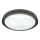 Dimmbare LED-Deckenleuchte für Badezimmer HALINA LED/48W/230V 3000-6000K d 38 cm IP44 schwarz + Fernbedienung