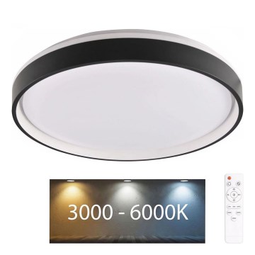 Dimmbare LED-Deckenleuchte für Badezimmer JADWIGA LED/72W/230V d 48 cm 3000-6000K IP44 + Fernbedienung
