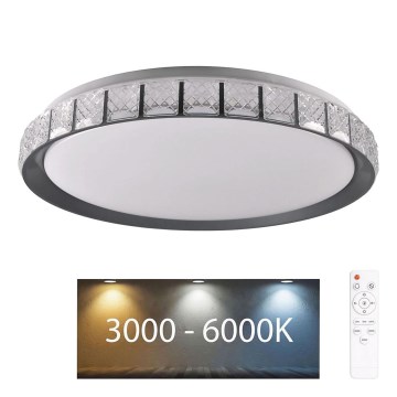 Dimmbare LED-Deckenleuchte für Badezimmer NINA LED/72W/230V d 49 cm 3000-6000K IP44 + Fernbedienung
