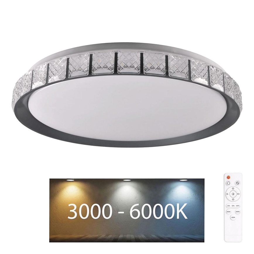 Dimmbare LED-Deckenleuchte für Badezimmer NINA LED/72W/230V d 49 cm 3000-6000K IP44 + Fernbedienung