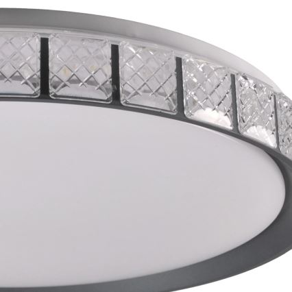 Dimmbare LED-Deckenleuchte für Badezimmer NINA LED/72W/230V d 49 cm 3000-6000K IP44 + Fernbedienung