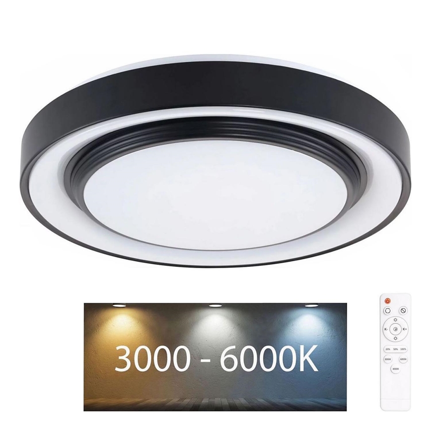Dimmbare LED-Deckenleuchte für Badezimmer ZYGMUNT LED/72W/230V d 48,5 cm 3000-6000K IP44 + Fernbedienung
