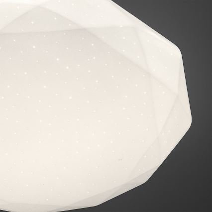 LED-dimmbare Deckenleuchte HEX LED/72W/230V 3000–6000K Ø 50 cm weiß + Fernbedienung