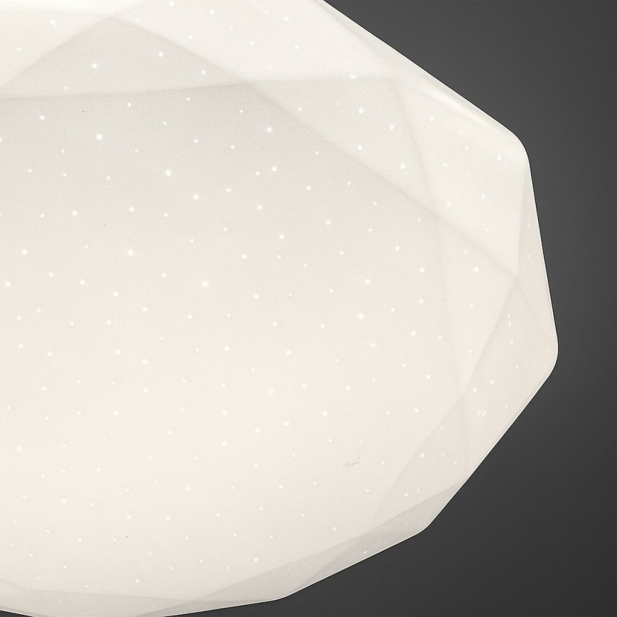 LED-dimmbare Deckenleuchte HEX LED/72W/230V 3000–6000K Ø 50 cm weiß + Fernbedienung