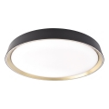Dimmbare LED-Deckenleuchte ILVI LED/30W/230V 2700-6500K Ø 40 cm schwarz/messing + Fernbedienung
