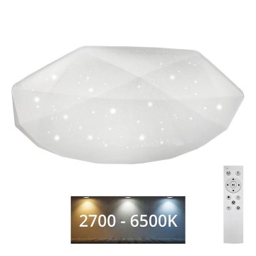 Dimmbare LED-Deckenleuchte INDUS LED/60W/230V 2700-6500K d 58 cm + Fernbedienung