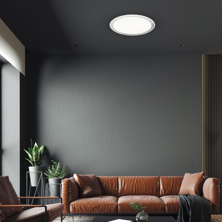 Dimmbare LED-Deckenleuchte LAYLA mit Fernbedienung LED/66W/230V