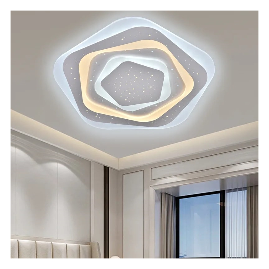 Dimmbare LED-Deckenleuchte LED/105W/230V 3000-6500K + Fernbedienung