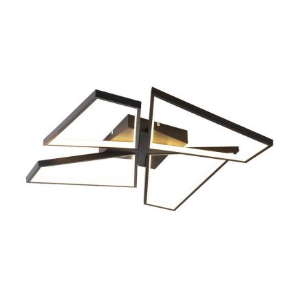 Dimmbare LED-Deckenleuchte LED/115W/230V 3000-6500K schwarz + Fernbedienung