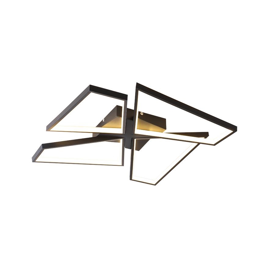 Dimmbare LED-Deckenleuchte LED/115W/230V 3000-6500K schwarz + Fernbedienung