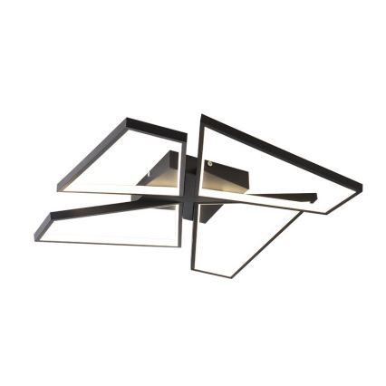 Dimmbare LED-Deckenleuchte LED/115W/230V 3000-6500K schwarz + Fernbedienung