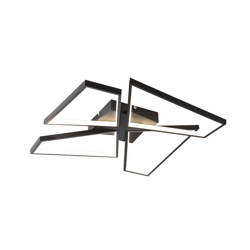 Dimmbare LED-Deckenleuchte LED/115W/230V 3000-6500K schwarz + Fernbedienung