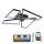 Dimmbare LED-Deckenleuchte LED/115W/230V 3000-6500K schwarz + Fernbedienung