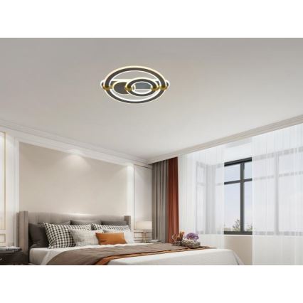 Dimmbare LED-Deckenleuchte LED/120W/230V 3000-6500K + Fernbedienung