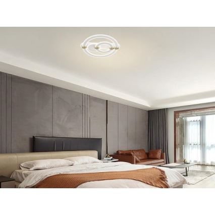 Dimmbare LED-Deckenleuchte LED/120W/230V 3000-6500K + Fernbedienung