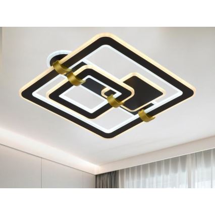 Dimmbare LED-Deckenleuchte LED/140W/230V 3000-6500K + Fernbedienung