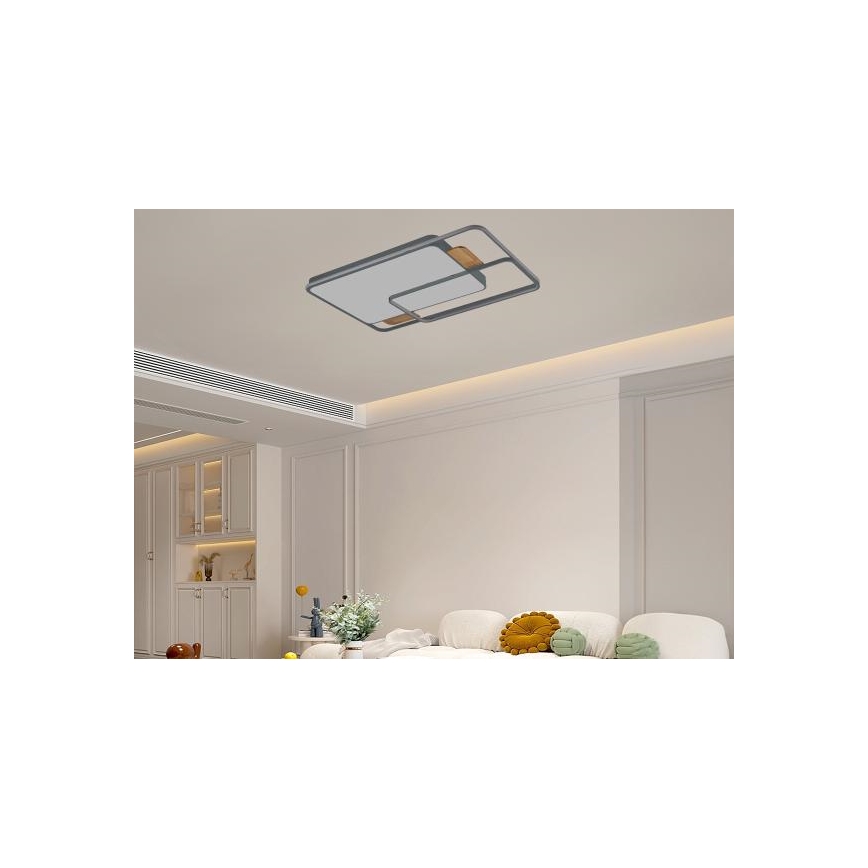 Dimmbare LED-Deckenleuchte LED/280W/230V 3000-6500K + Fernbedienung