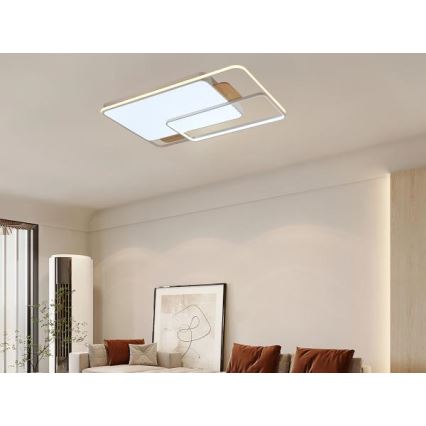 Dimmbare LED-Deckenleuchte LED/280W/230V 3000-6500K + Fernbedienung