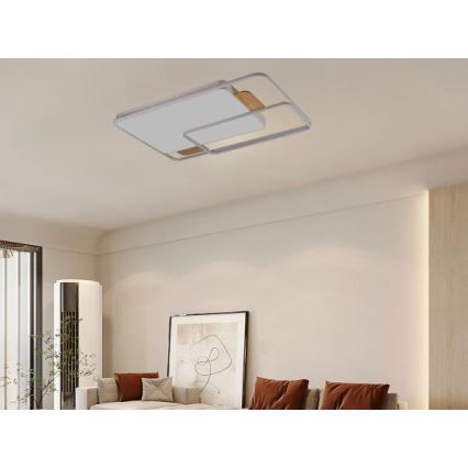 Dimmbare LED-Deckenleuchte LED/280W/230V 3000-6500K + Fernbedienung