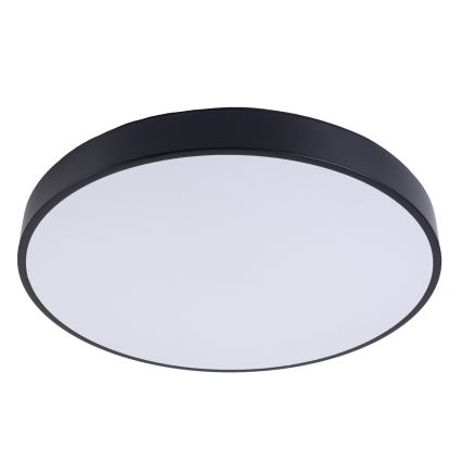 Dimmbare LED-Deckenleuchte LED/40W/230V 3000-6500K d 40 cm schwarz + Fernbedienung