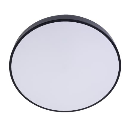 Dimmbare LED-Deckenleuchte LED/40W/230V 3000-6500K d 40 cm schwarz + Fernbedienung