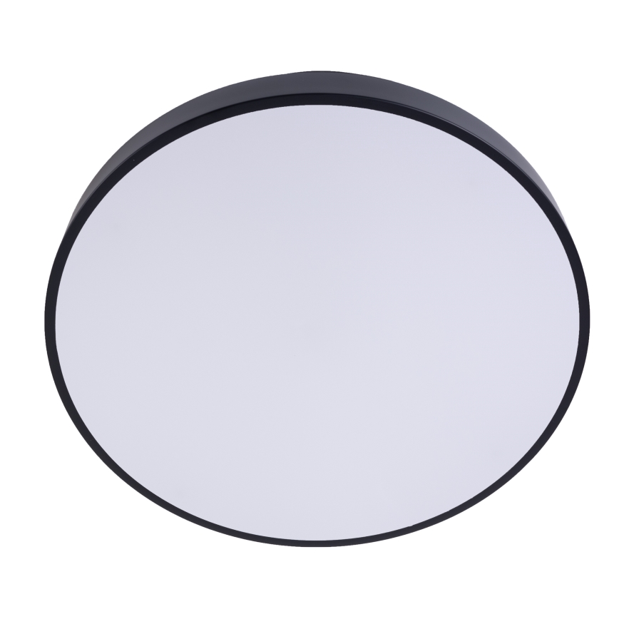 Dimmbare LED-Deckenleuchte LED/40W/230V 3000-6500K d 40 cm schwarz + Fernbedienung