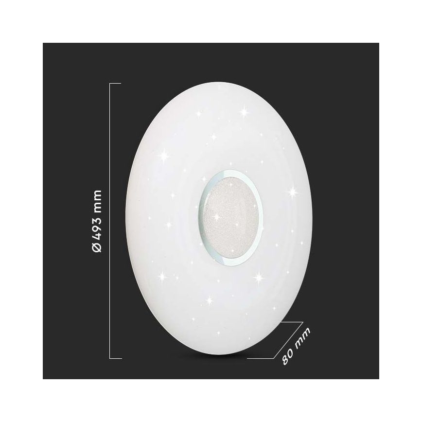 Dimmbare LED-Deckenleuchte LED/40W/230V 3000K/4000K/6500K + FB