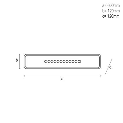 Dimmbare LED-Deckenleuchte LED/42W/230V 3000-6500K weiß + Fernbedienung
