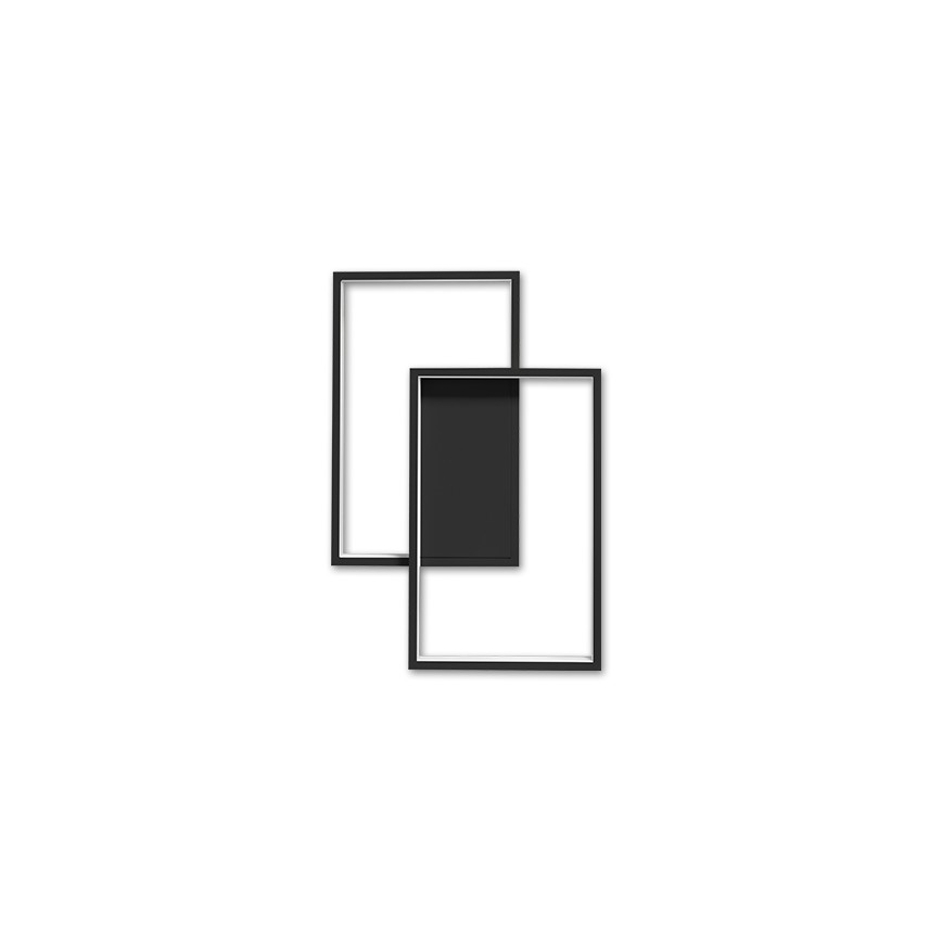 Dimmbare LED-Deckenleuchte LED/45W/230V 3000-6500K schwarz + Fernbedienung