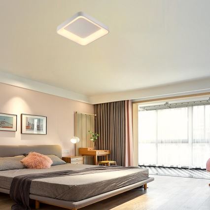 Dimmbare LED-Deckenleuchte LED/45W/230V 3000-6500K weiß + Fernbedienung
