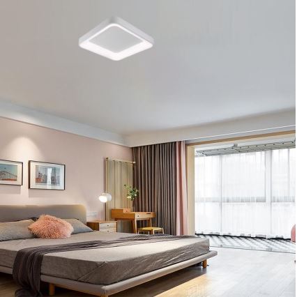 Dimmbare LED-Deckenleuchte LED/45W/230V 3000-6500K weiß + Fernbedienung