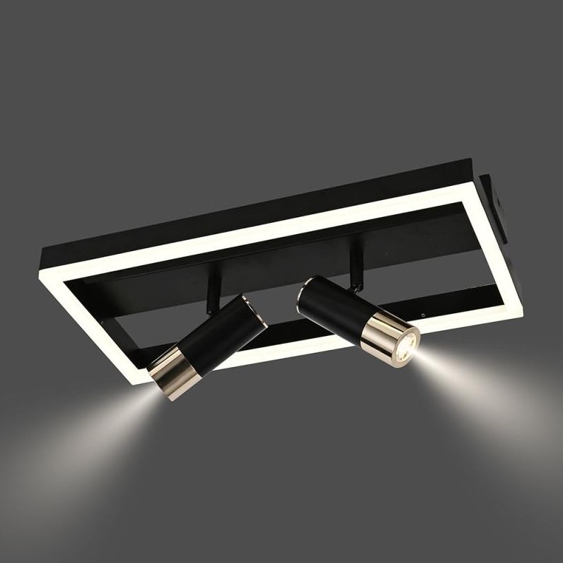 Dimmbare LED-Deckenleuchte LED/50W/230V 3000-6500K schwarz + Fernbedienung