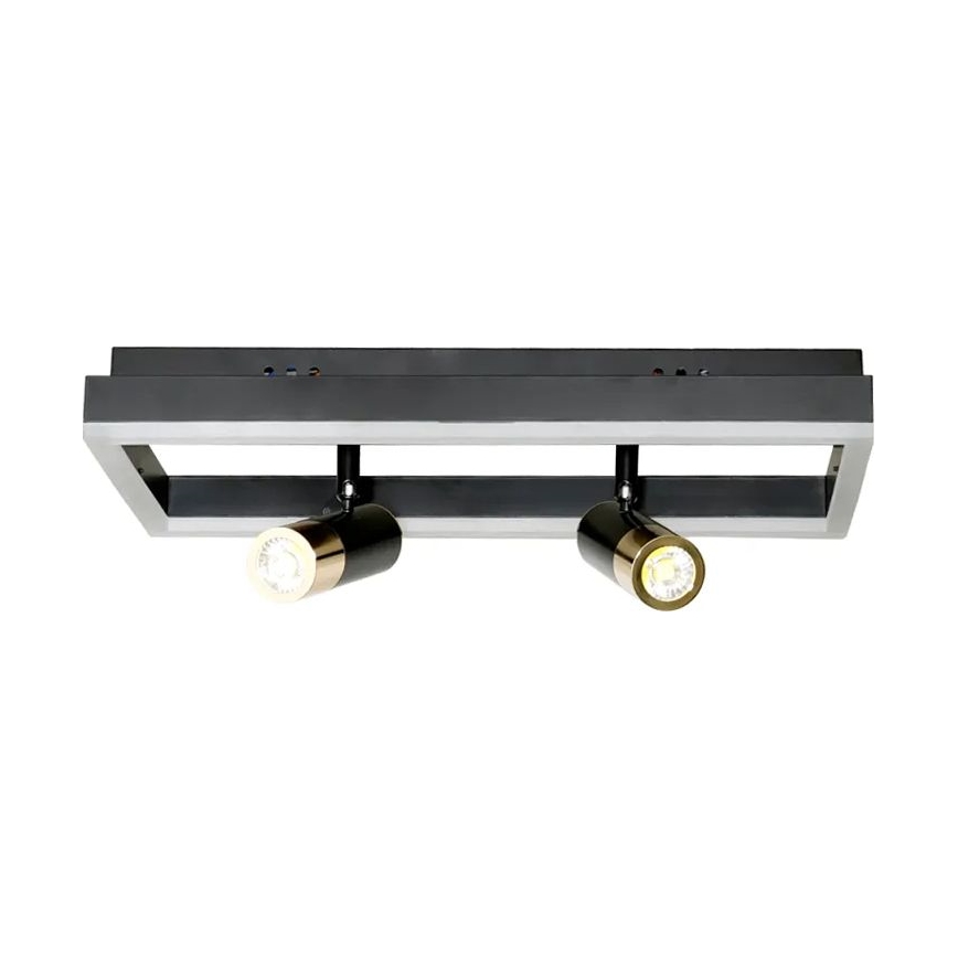 Dimmbare LED-Deckenleuchte LED/50W/230V 3000-6500K schwarz + Fernbedienung